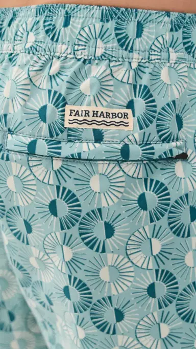 Fair Harbor The Bungalow Swim Trunks 5 Bay Blue Sunburst | Thumbnail 6 Fair Harbor The Bungalow Swim Trunks 5 Bay Blue Sunburst | Thumbnail 6