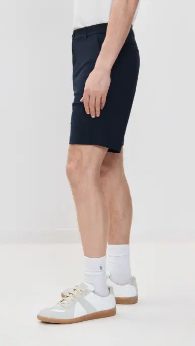 REIGNING CHAMP Stretch Warp Knit Coach's Standard Short 9.5 Navy 36 | Thumbnail 4
