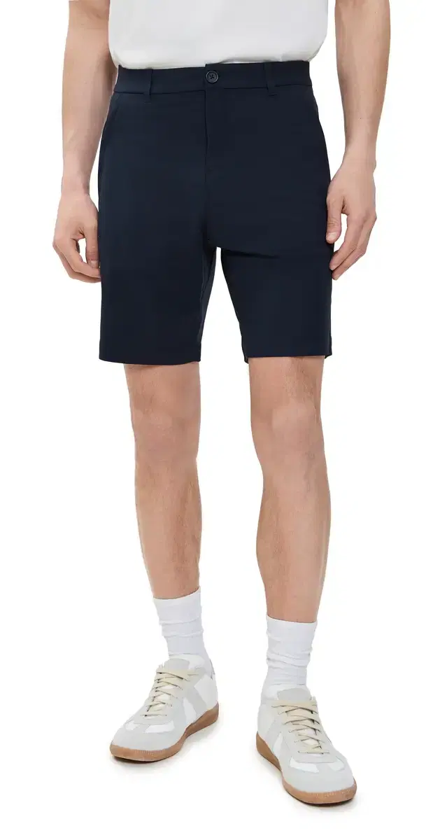 Reigning Champ Stretch Warp Knit Coach's Standard Short 9.5 Navy