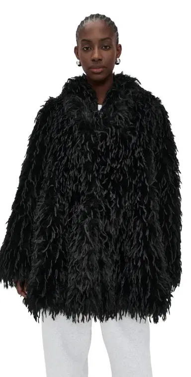 CULTNAKED Purrr Coat Black One Size | Thumbnail 1 CULTNAKED Purrr Coat Black One Size | Thumbnail 1
