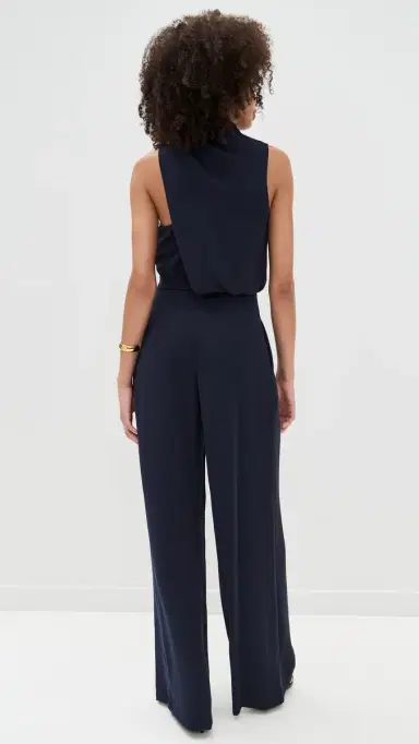 BLACK HALO Floella Jumpsuit Navy | Thumbnail 3