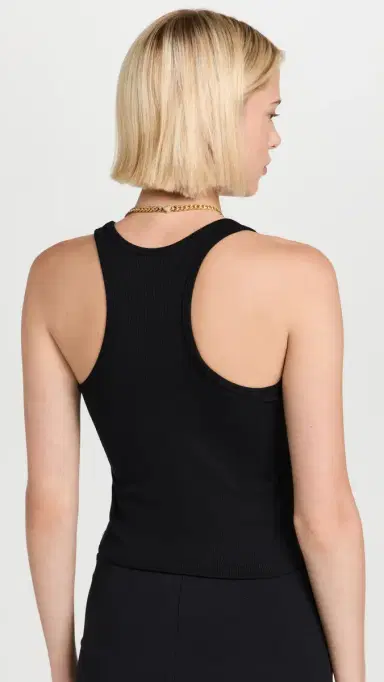 Splits59 Ashby Rib Crop Top Black S | Thumbnail 3
