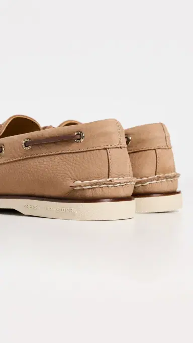 Sperry Gold Cup Authentic Original 2 Eye Nubuck Boat Shoes Beige 9 | Thumbnail 3