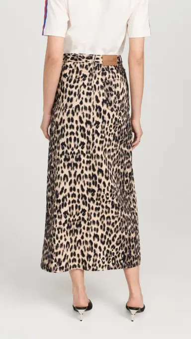 Baum und Pferdgarten Sigge Skirt Brown Baum Leopard | Thumbnail 4 Baum und Pferdgarten Sigge Skirt Brown Baum Leopard | Thumbnail 4