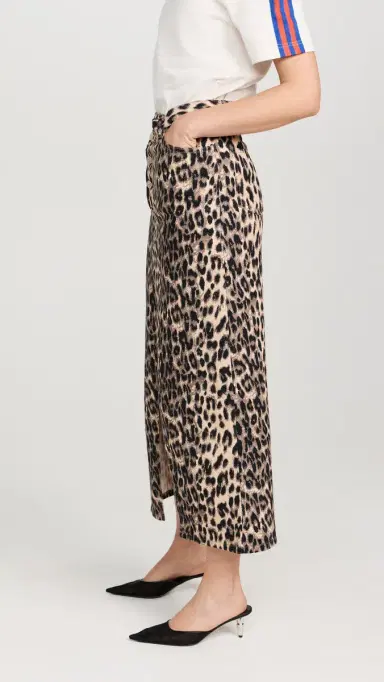 Baum und Pferdgarten Sigge Skirt Brown Baum Leopard | Thumbnail 5 Baum und Pferdgarten Sigge Skirt Brown Baum Leopard | Thumbnail 5