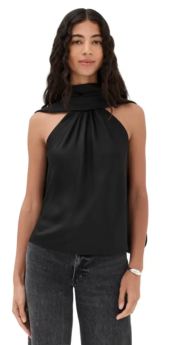 Scarlett Cape Top Black