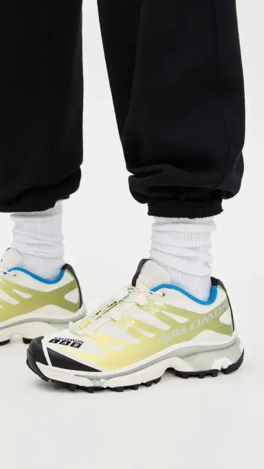 Salomon XT-4 OG Sneakers Vanilla Ice/Black/Clearly Aqua | Thumbnail 3