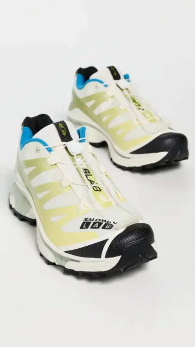 Salomon XT-4 OG Sneakers Vanilla Ice/Black/Clearly Aqua | Thumbnail 5