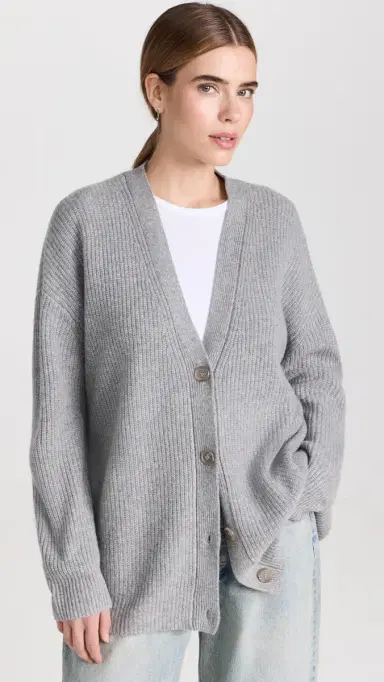 Jenni Kayne Cashmere Cocoon Cardigan Heather Grey M | Thumbnail 2 Jenni Kayne Cashmere Cocoon Cardigan Heather Grey M | Thumbnail 2