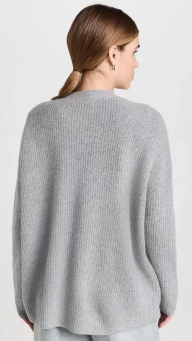 Jenni Kayne Cashmere Cocoon Cardigan Heather Grey M | Thumbnail 3 Jenni Kayne Cashmere Cocoon Cardigan Heather Grey M | Thumbnail 3