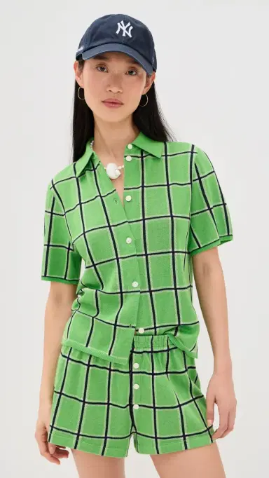 Guest In Residence Picnic Plaid Shirt Match Point Combo M | Thumbnail 2 Guest In Residence Picnic Plaid Shirt Match Point Combo M | Thumbnail 2