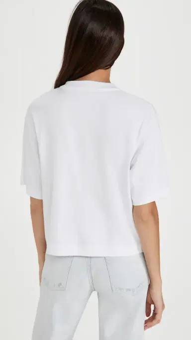 Vince Wide Sleeve Crop Tee Optic White | Thumbnail 3 Vince Wide Sleeve Crop Tee Optic White | Thumbnail 3