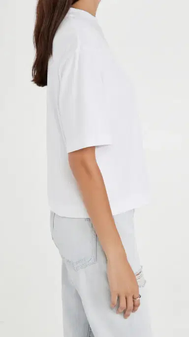 Vince Wide Sleeve Crop Tee Optic White | Thumbnail 4 Vince Wide Sleeve Crop Tee Optic White | Thumbnail 4