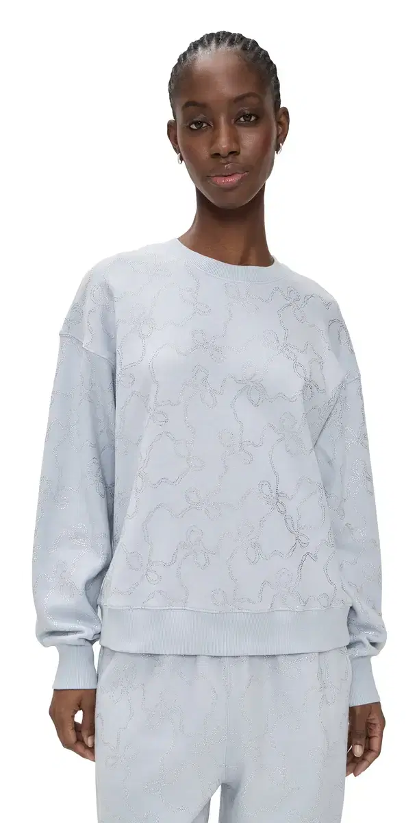 LoveShackFancy Karabeth Pullover Aspen Blue