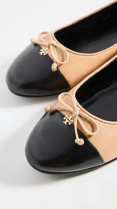 Tory Burch Cap Toe Ballet Flats Ginger Shortbread/Black 8 | Thumbnail 6 Tory Burch Cap Toe Ballet Flats Ginger Shortbread/Black 8 | Thumbnail 6