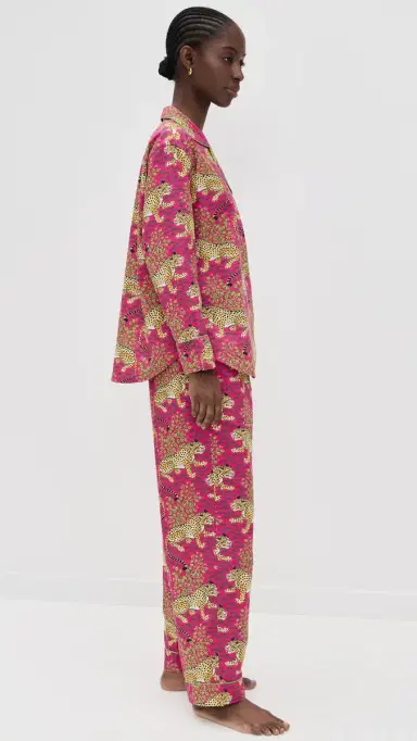 Printfresh Long Pajama Set Bagheera/Hot Pink L | Thumbnail 4