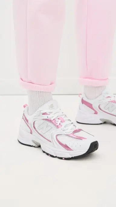 New Balance 530 Sneakers White/Pink | Thumbnail 3