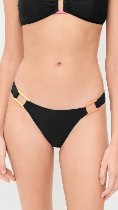 Solid & Striped The Tatum Bikini Bottoms Noir | Thumbnail 2