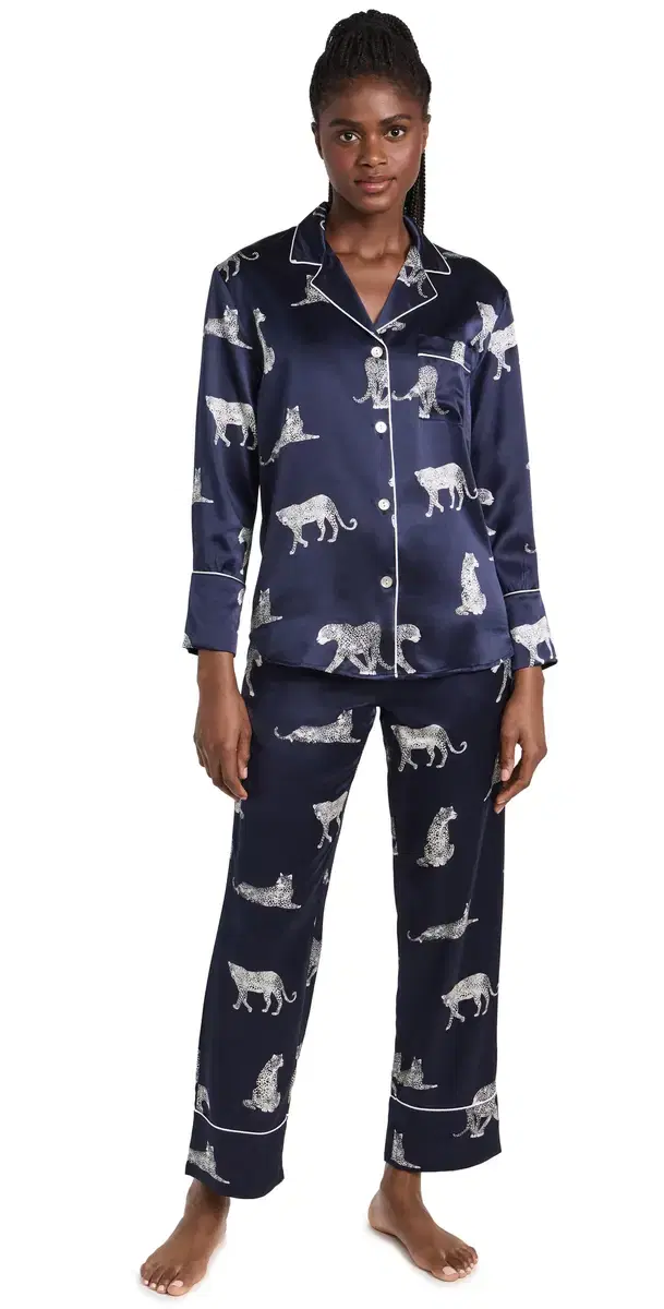 Petite Plume ilk Panther de Nuit Pajama et Navy