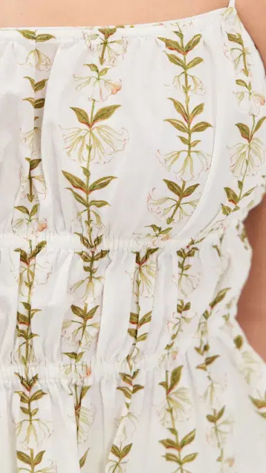 La Maregold Beatrice Top Lily Of The Valley Print Green | Thumbnail 6 La Maregold Beatrice Top Lily Of The Valley Print Green | Thumbnail 6