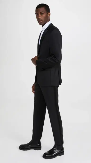 BOSS Slim Fit Tuxedo Black 54 | Thumbnail 4