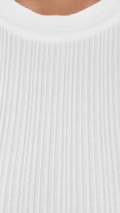 Victoria Beckham Rib Tank White | Thumbnail 6