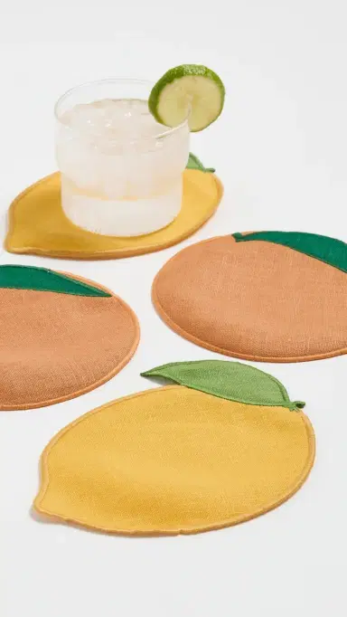 Piecework Puzzles Citrus Napkins | Thumbnail 2