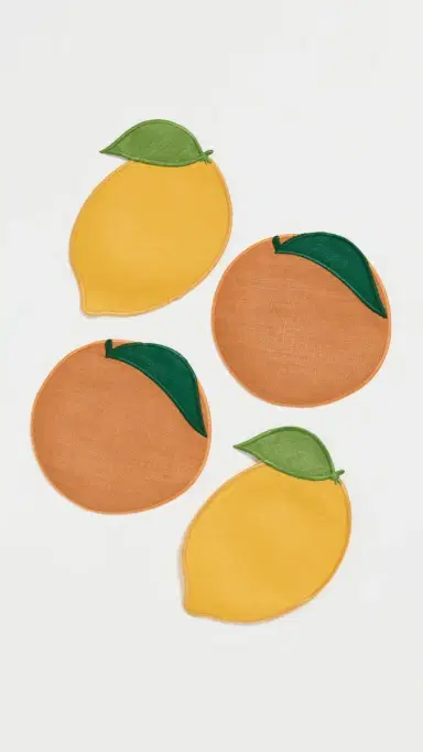 Piecework Puzzles Citrus Napkins | Thumbnail 5