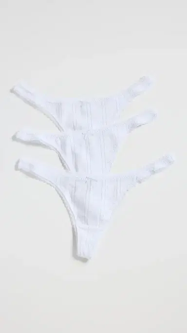 COUCOU The Thong 3 Pack White L | Thumbnail 2 COUCOU The Thong 3 Pack White L | Thumbnail 2