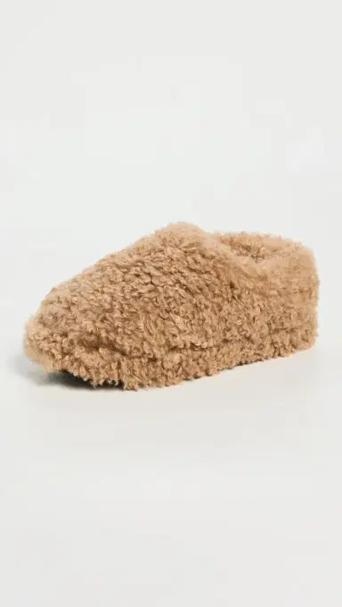 Apparis Misha Bouclette Slippers Camel | Thumbnail 2 Apparis Misha Bouclette Slippers Camel | Thumbnail 2
