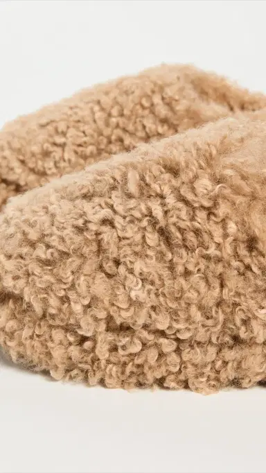 Apparis Misha Bouclette Slippers Camel | Thumbnail 6 Apparis Misha Bouclette Slippers Camel | Thumbnail 6
