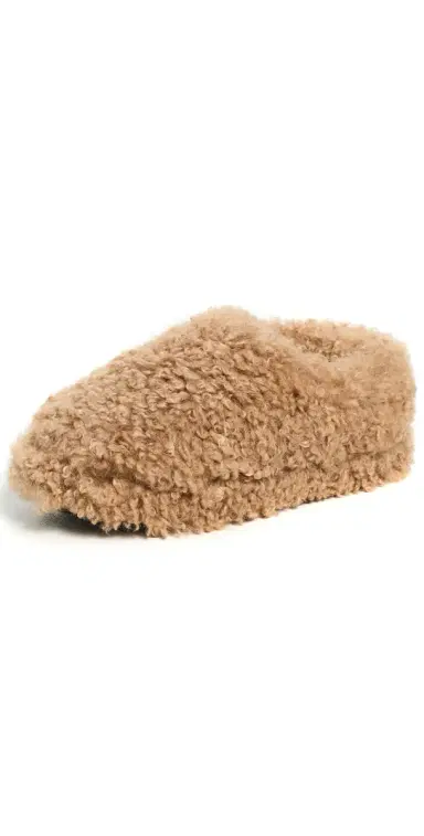 Apparis Misha Bouclette Slippers Camel | Thumbnail 1 Apparis Misha Bouclette Slippers Camel | Thumbnail 1