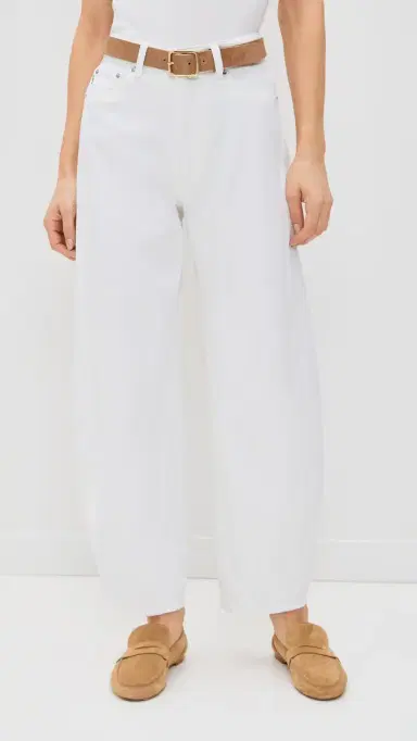 DL1961 Miro Barrel High Rise Jeans White (Vintage) 28 | Thumbnail 2