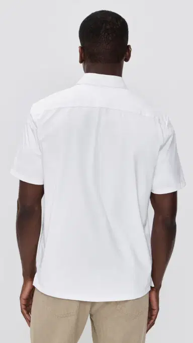 Theory Irving Short Sleeve Shirt White | Thumbnail 3