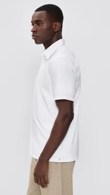 Theory Irving Short Sleeve Shirt White | Thumbnail 4
