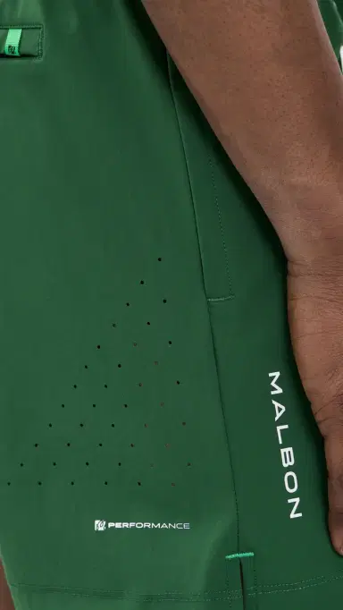 Malbon Performance Poly Tech horts 6 Eden | Thumbnail 6 Malbon Performance Poly Tech horts 6 Eden | Thumbnail 6