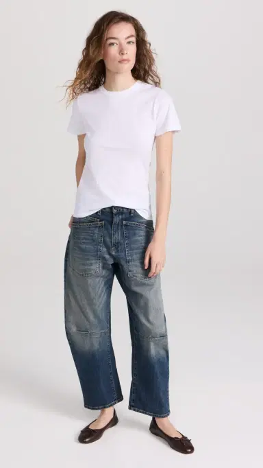 Nili Lotan Mariela Crewneck Tee White | Thumbnail 5