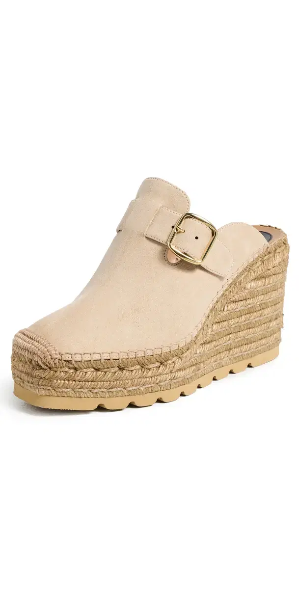 Gaia Alter Suede Clogs Desert