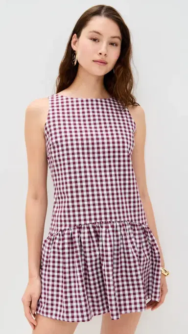 Peixoto Addison Mini Dress erlot Gingham | Thumbnail 2