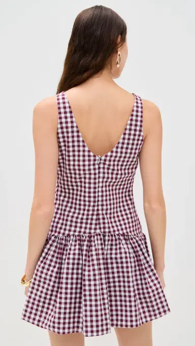 Peixoto Addison Mini Dress erlot Gingham | Thumbnail 3