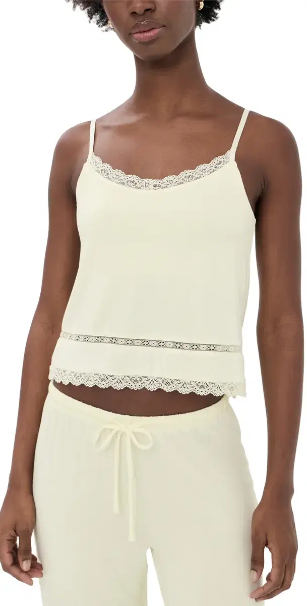 Z Supply Gigi Crochet Camisole Pineapple