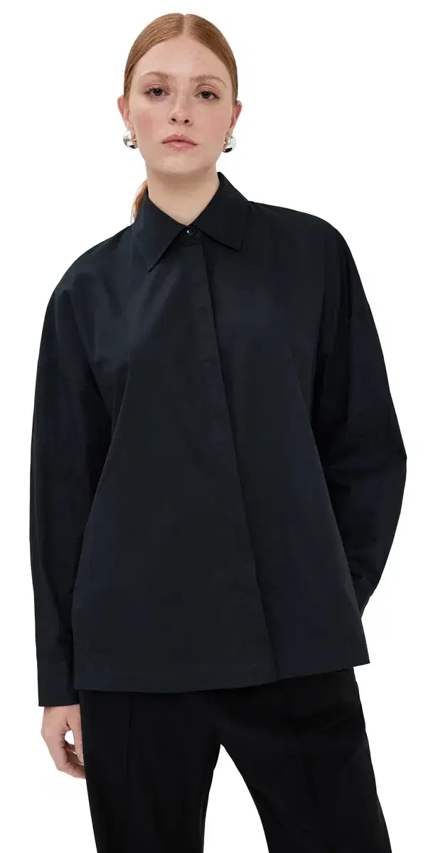 Tibi hirting Gabe Oversized hirt Black