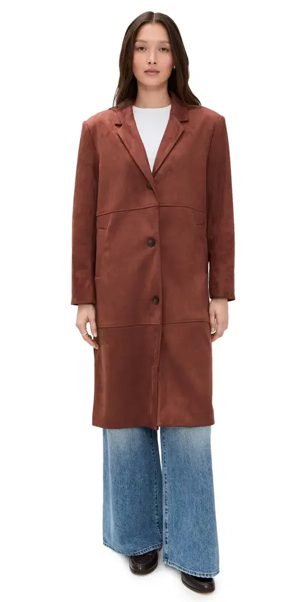 LE BOP Maisie Faux uede Jacket Cappucino