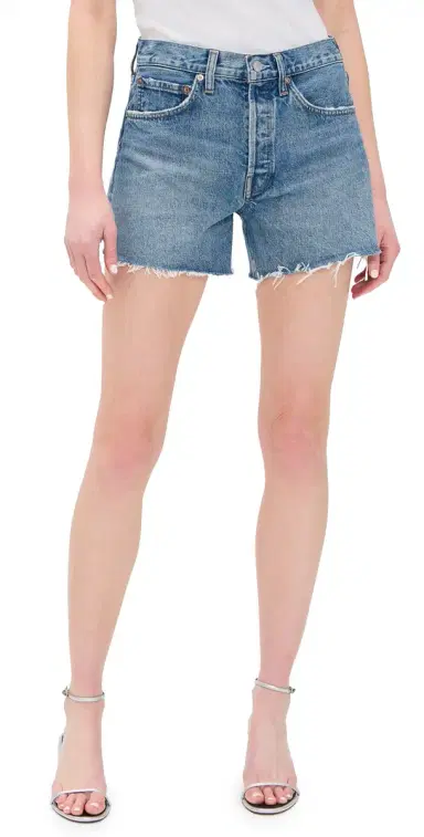 AGOLDE Parker Long: Loose Fit Vintage Shorts | Thumbnail 1