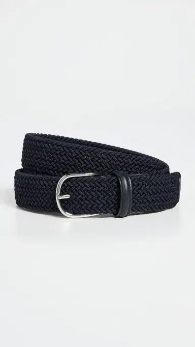 Anderson's Nylon Woven Belt Navy B1 40 | Thumbnail 2 Anderson's Nylon Woven Belt Navy B1 40 | Thumbnail 2