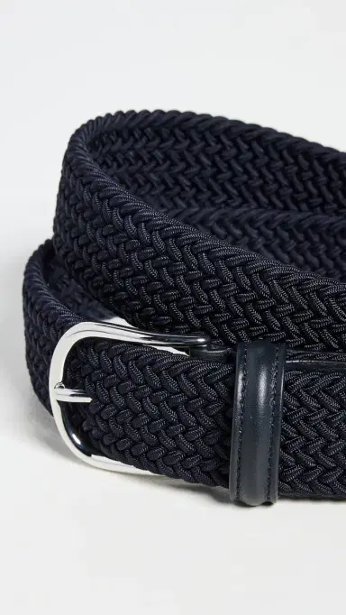 Anderson's Nylon Woven Belt Navy B1 40 | Thumbnail 4 Anderson's Nylon Woven Belt Navy B1 40 | Thumbnail 4