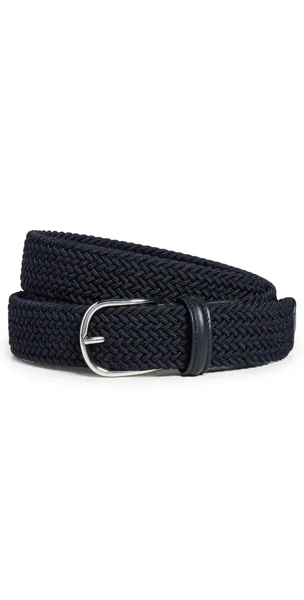 Anderson's Nylon Woven Belt Navy B1