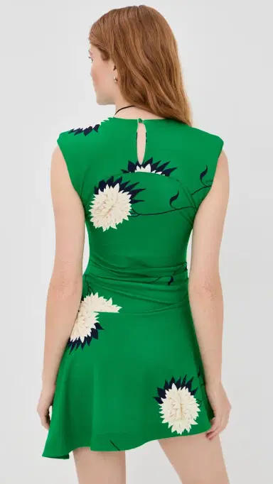 La DoubleJ Lela Mini Dress Derby Green S | Thumbnail 3
