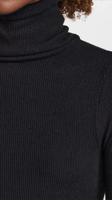 Enza Costa Sweater Knit Turtleneck Black | Thumbnail 6 Enza Costa Sweater Knit Turtleneck Black | Thumbnail 6