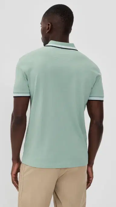 BOSS Paddy Polo Shirt Iceberg Green | Thumbnail 3 BOSS Paddy Polo Shirt Iceberg Green | Thumbnail 3